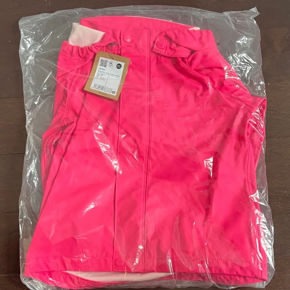 Reima Kids Lampi Pink Raincoat - Picture 2 of 3